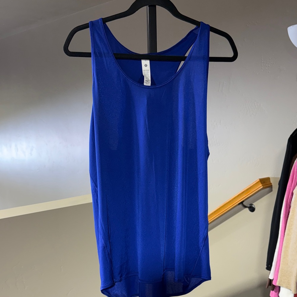 Lululemon Essential Pleated Tank LARK Sz10 NWT